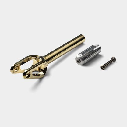 Movino Fourche en Aluminium IHC Or